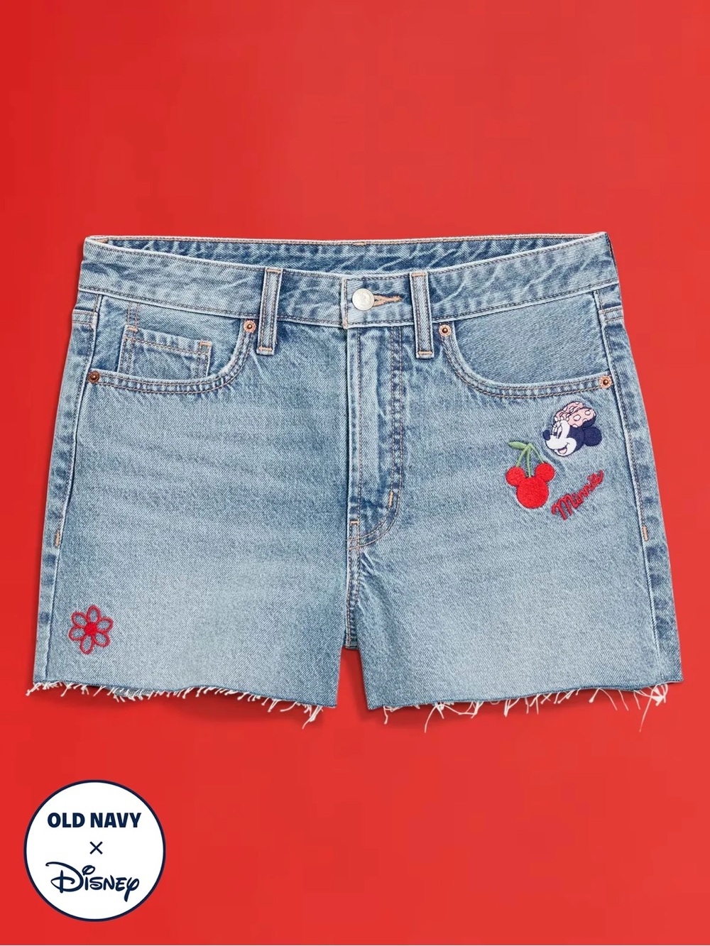 size6 NWT Old Navy x Disney© High-Waisted OG Jean Cut-Off Shorts (3-inch inseam)
